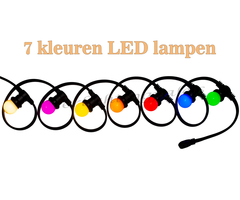 lijden Tientallen Geavanceerde prikkabel - 15 meter met 30 gekleurde LED lampen in een mix -  Prikkabelwinkel