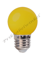 Amlux LED kogellamp - 1W E27 Geel