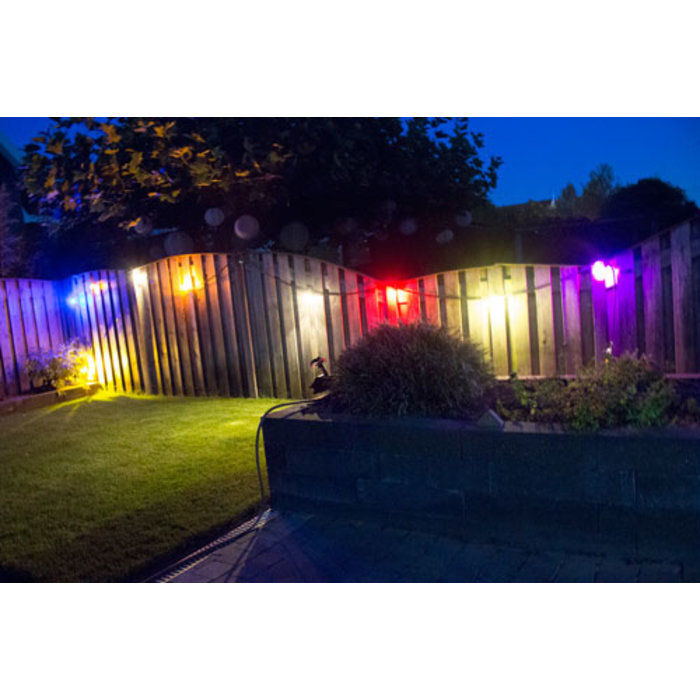 Amlux Dimbare LED kogellamp - 1W E27 Blauw