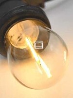 Amlux LED Filament lamp 1W - transparant - 2700K