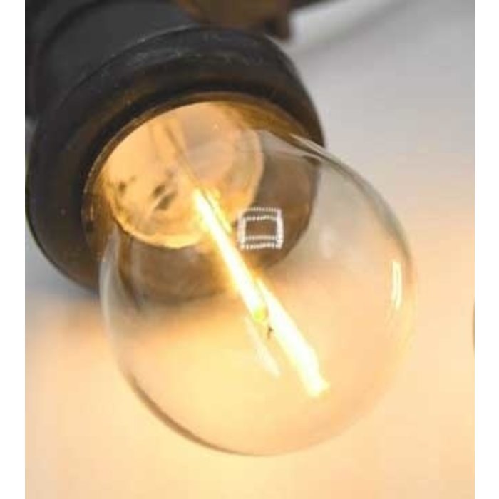 Amlux LED Filament lamp 1W - transparant - 2700K