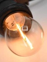 Amlux LED Filament lamp 1W - transparant - dualtone 2200K