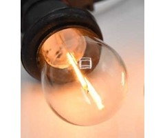 Amlux LED Filament lamp 1W - transparant - dualtone 2200K