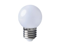 Amlux LED kogellamp 2W - matte kap - E27 warm wit - Dimbaar