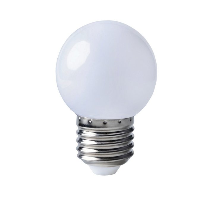 Amlux LED kogellamp - 2W - warm wit - matte kap - E27 2700K- Dimbaar