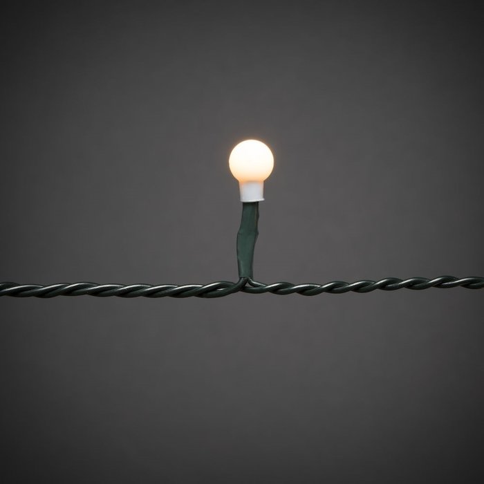 Konstsmide LED Lichtmantel 180cm met ring Ø 11cm 150L, voor kerstboom, 5 strengen van 30 cherry LED