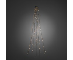 Konstsmide Konstsmide Kerstverlichting - LED lichtmantel 180cm met ring voor kerstboom  - 5x 30 warm witte LED lampjes