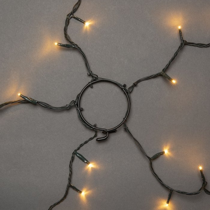Konstsmide Kerstverlichting - LED lichtmantel 180cm met ring voor kerstboom  - 5x 30 LED lampjes