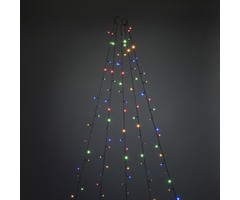 Konstsmide Konstsmide Kerstverlichting - LED lichtmantel 240cm met ring voor kerstboom  - 5x 40 gekleurde LED lampjes