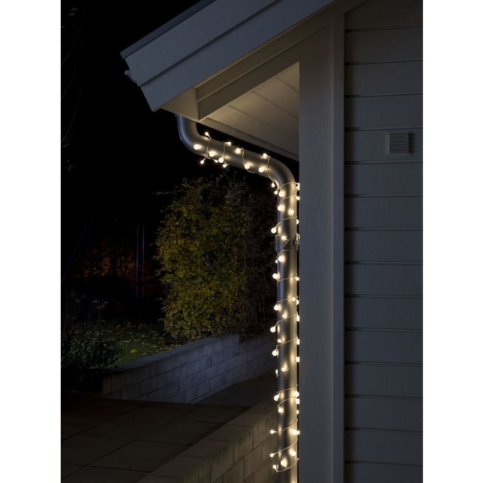Konstsmide LED miniglobe lichtslinger voor buiten - 6.32 meter - 80 Leds