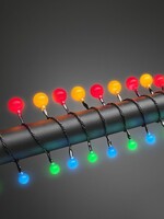 Konstsmide Konstsmide LED miniglobe gekleurd lichtslinger voor buiten - 6.32 meter - 80 Leds
