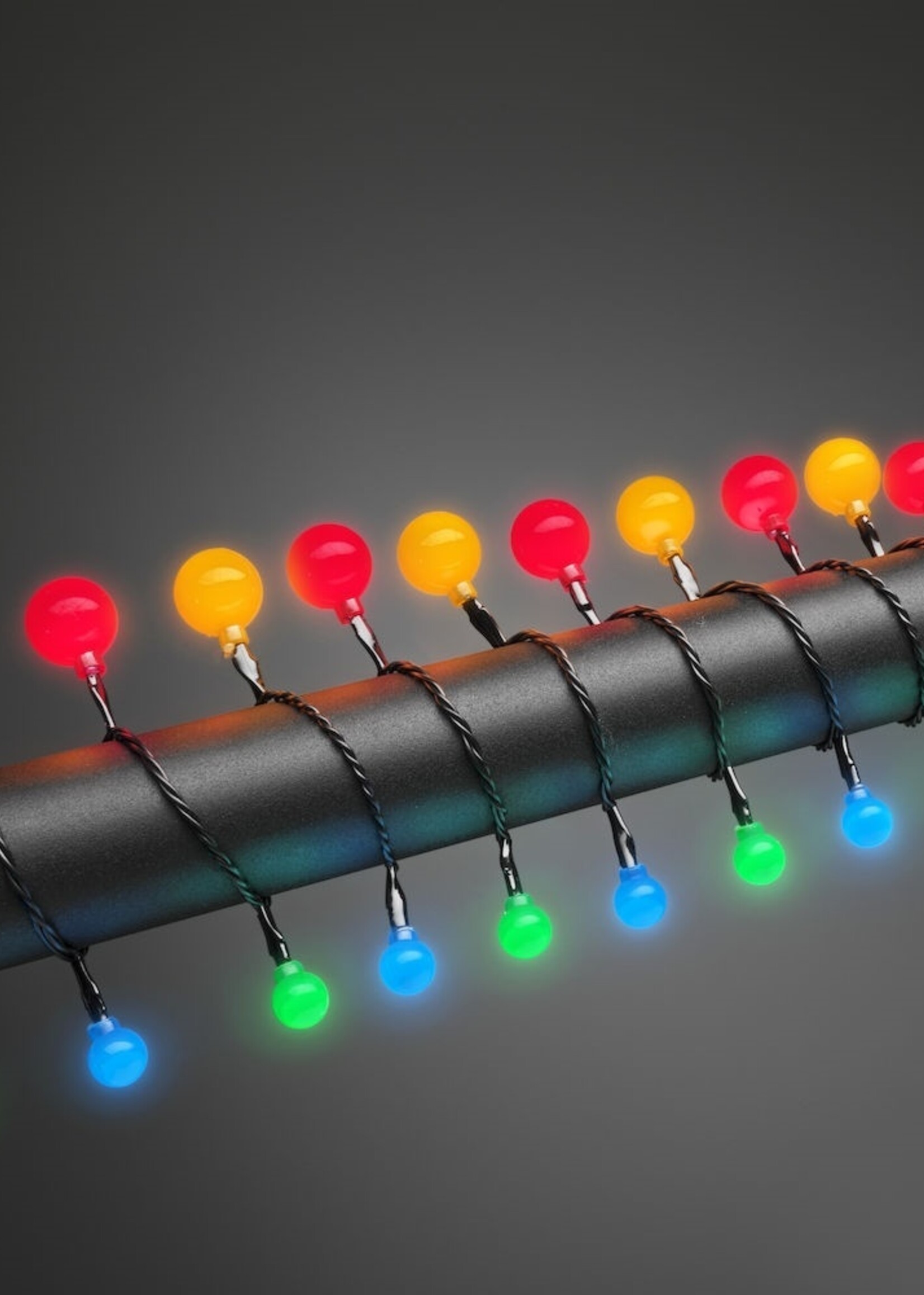 Konstsmide LED miniglobe lichtslinger voor buiten - 6.32 meter - 80 Leds