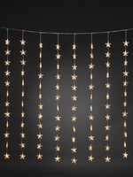 Konstsmide Konstsmide Kerstverlichting - Zeer warm witte  LED sterren gordijn 140x120 CM