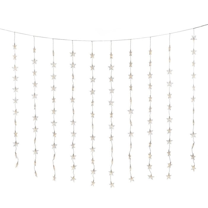 Konstsmide Konstsmide Kerstverlichting - Zeer warm witte  LED sterren gordijn 140x120 CM