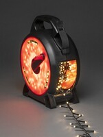 Konstsmide Konstsmide Kabelhaspel met 19 meter clusterverlichting 400 zeer warm witte LEDS