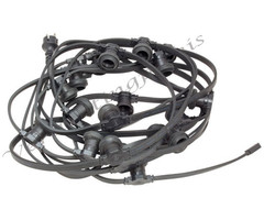 Amlux prikkabel 25 meter met 100 fittingen