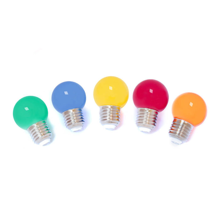 Amlux Set van30 LED lampen in 5 kleuren