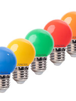 Amlux Set 30 gekleurde LED lampen - 5 kleuren