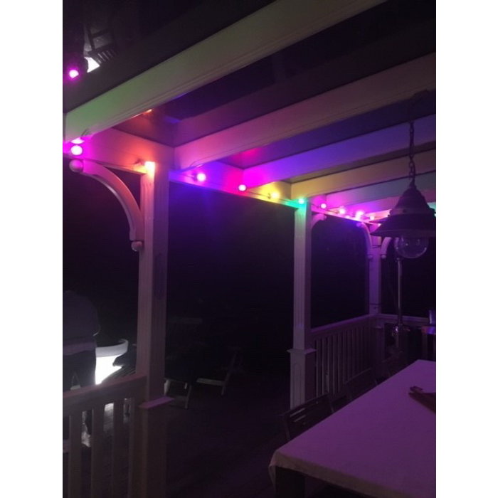 Amlux Set 50 gekleurde LED lampen - 5 kleuren