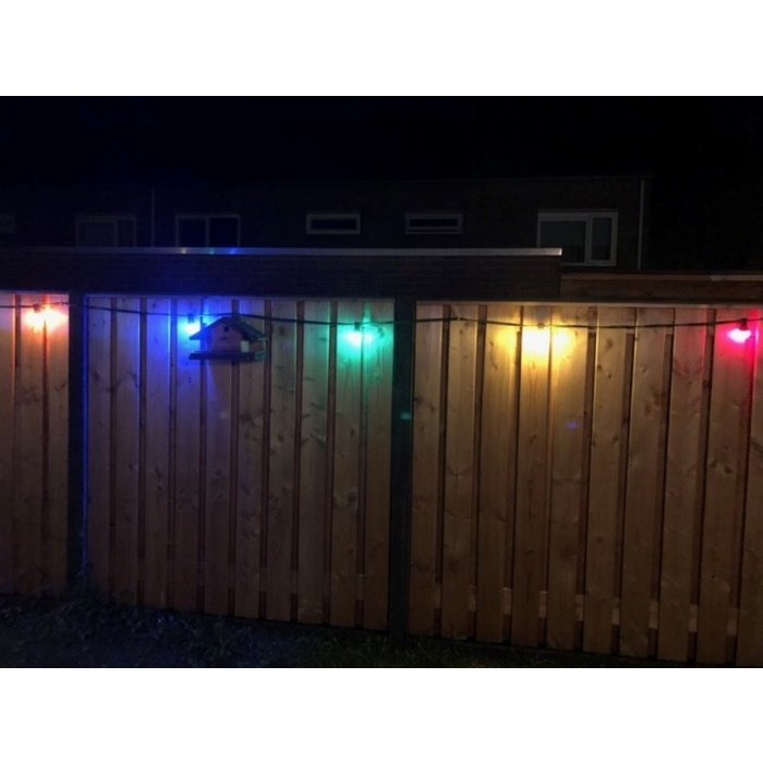 Amlux Set 50 gekleurde LED lampen - 5 kleuren