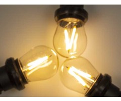 Amlux Prikkabelset 25 meter met 50 filament LED lampen