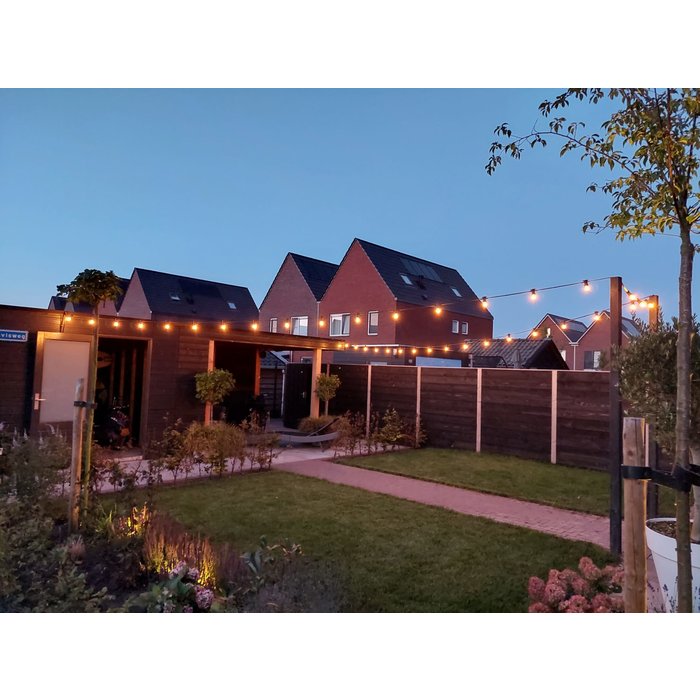 LED kogellamp - 2W - witte kap - E27 2200K - Dimbaar