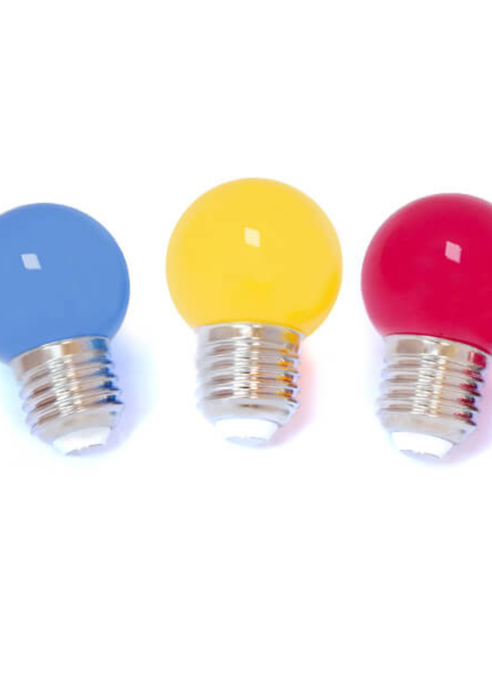 Amlux Set 50 gekleurde LED lampen - 6 kleuren