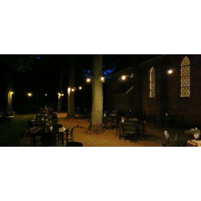 Amlux Prikkabelset 25 meter met 100 gebogen filament LED lampen