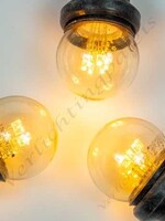 Amlux Prikkabelset 25 meter met 100 warm  witte LED lampen op pootjes