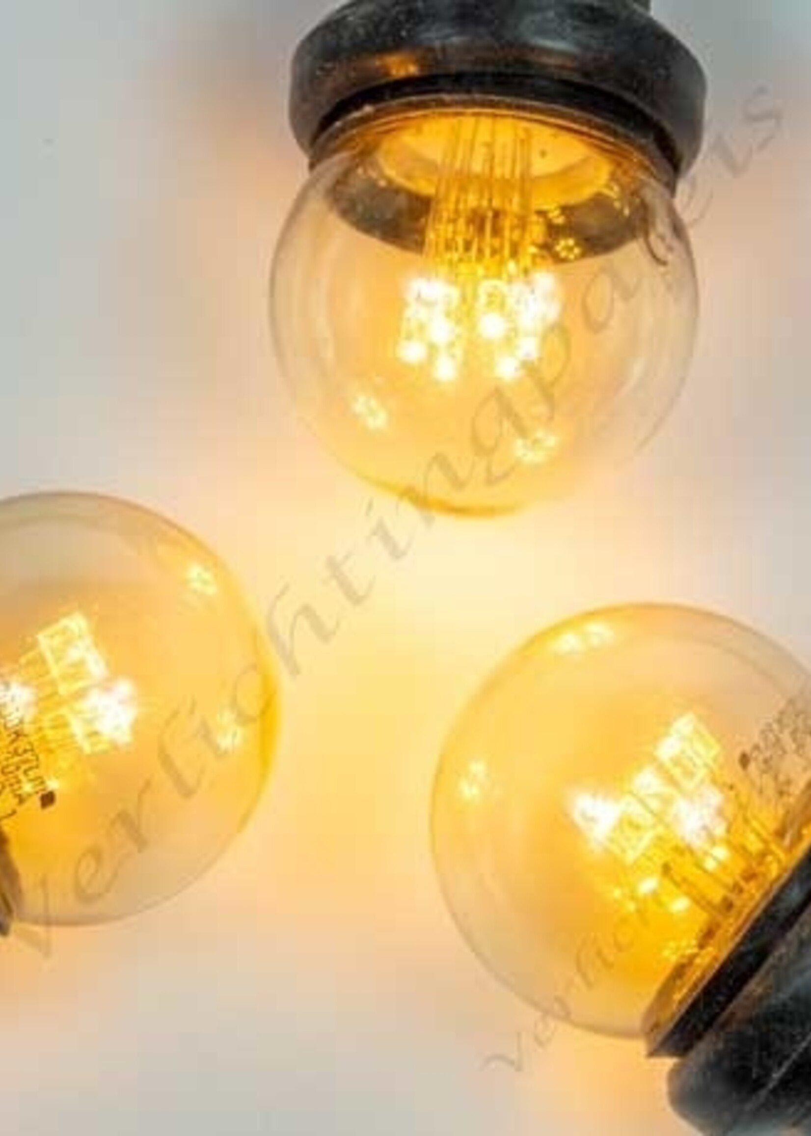 Amlux Prikkabelset 25 meter met 100 warm  witte LED lampen op pootjes