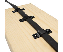 Prikkabel klem 10st. -zwart