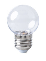 LED kogellamp 2W - transparante kap - E27 warm wit - Dimbaar