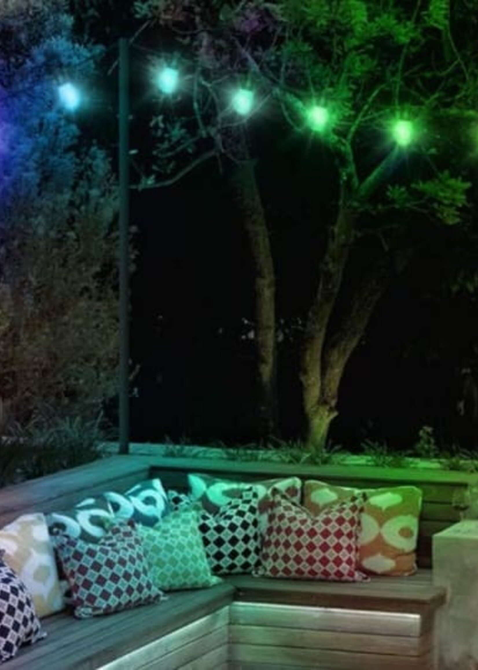 Amlux Smart decoratieve lichtslinger 15 Meter met 15 LED lampen - WIFI APP