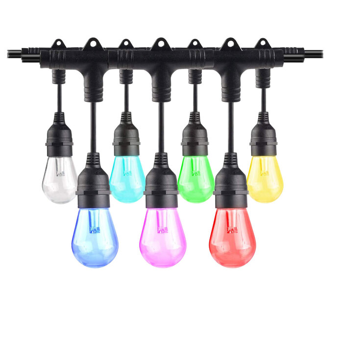 Amlux Smart decoratieve lichtslinger 7,5 Meter met 12 LED lampen - afstandsbediening