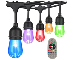 Amlux Smart decoratieve lichtslinger 7,5 Meter met 12 LED lampen - afstandsbediening
