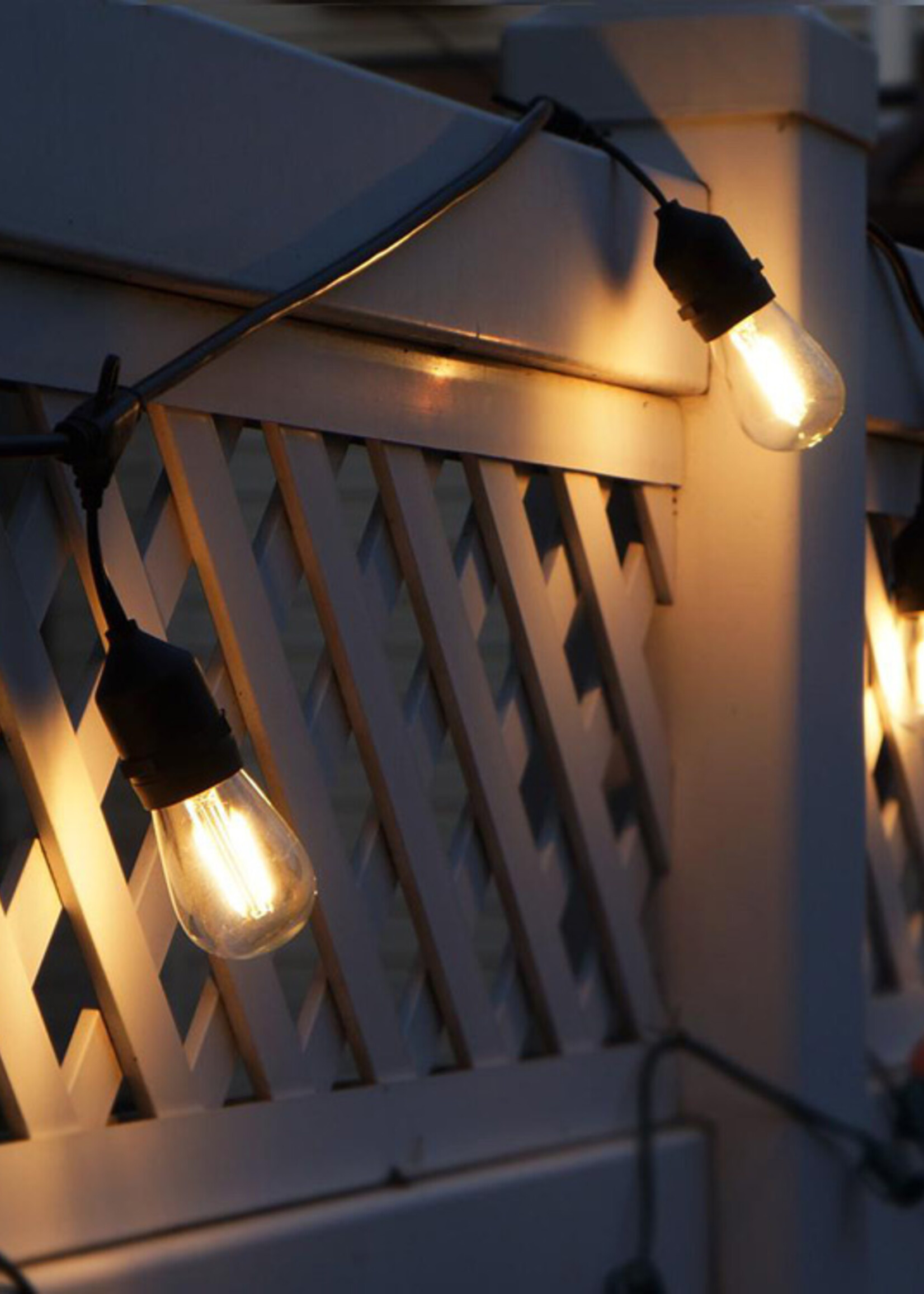 Amlux Lichtsnoer 15 meter met 24 LED lampen  - 2700K