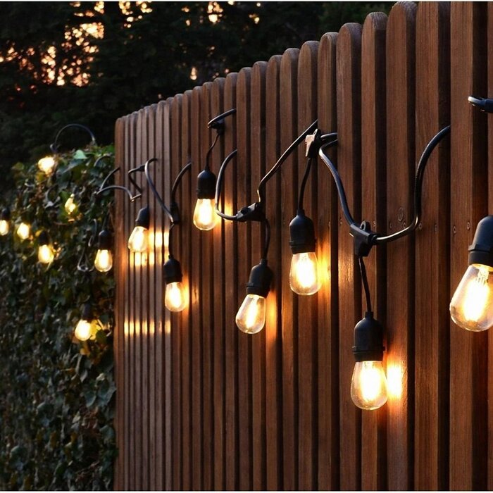 Amlux Lichtsnoer 15 meter met 24 LED lampen  - 2700K