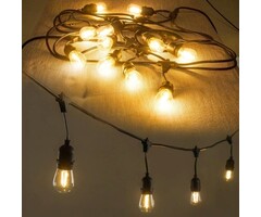 Amlux Lichtsnoer 15 meter met 15 LED lampen  - 2200K