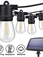 Amlux Solar lichtslinger 8.5 meter met 12 led lampen - 3W