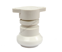 Amlux IP44 waterdichte prikfitting - E27 wit per 5 stuks