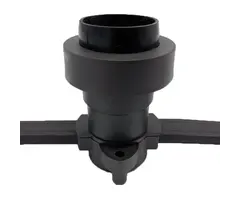 5 stuks fitting met schroefjes prikkabel IP44 Spatwaterdicht