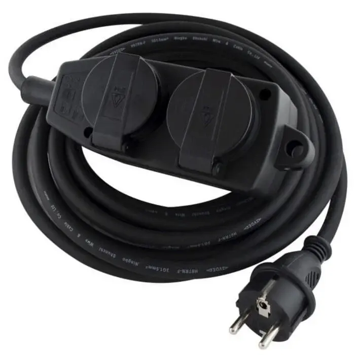 verlengblok stekkerdoos 4-weg