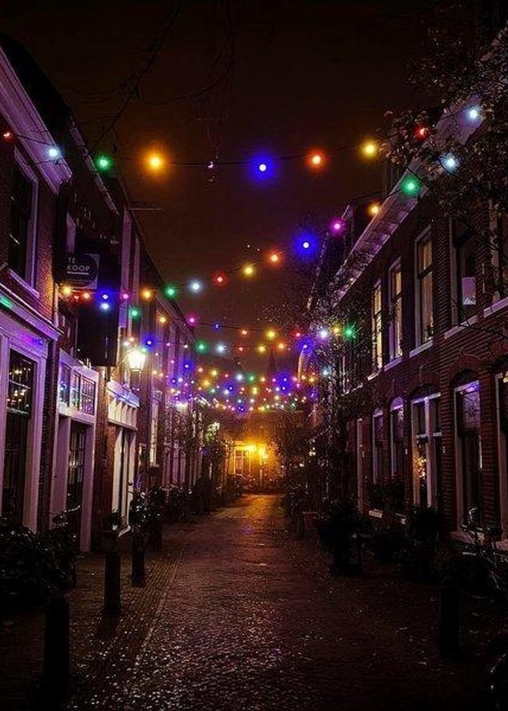 Amlux LED golfbal kogellamp - Blauw 1W E27 Dimbaar