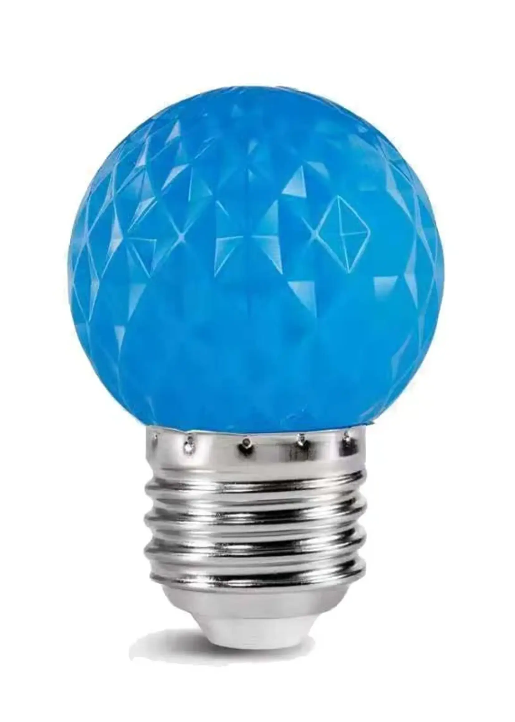 Amlux LED golfbal kogellamp - Blauw 1W E27 Dimbaar