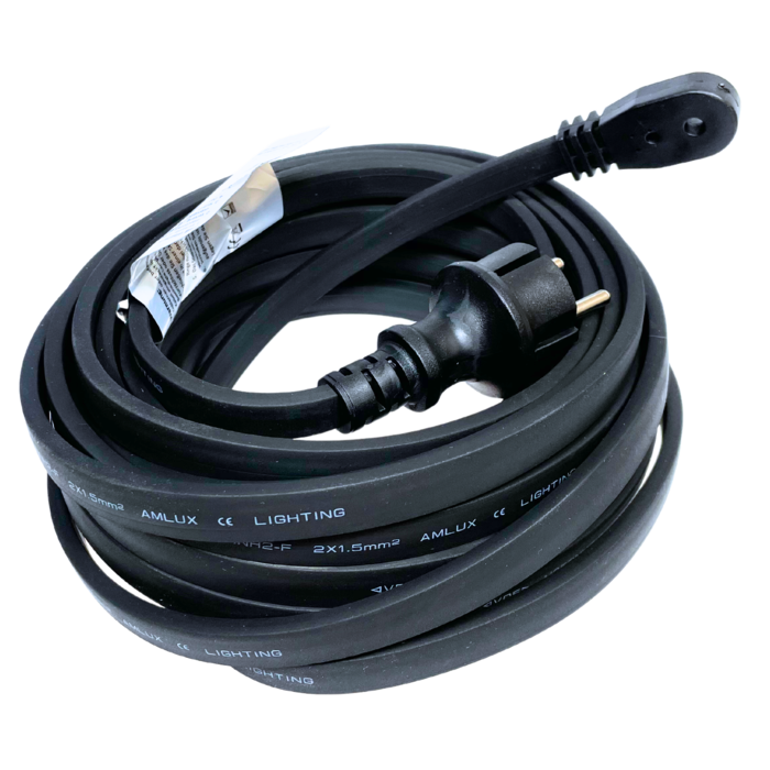 Amlux  Prikkabel zonder fittingen met stekker - 35 meter