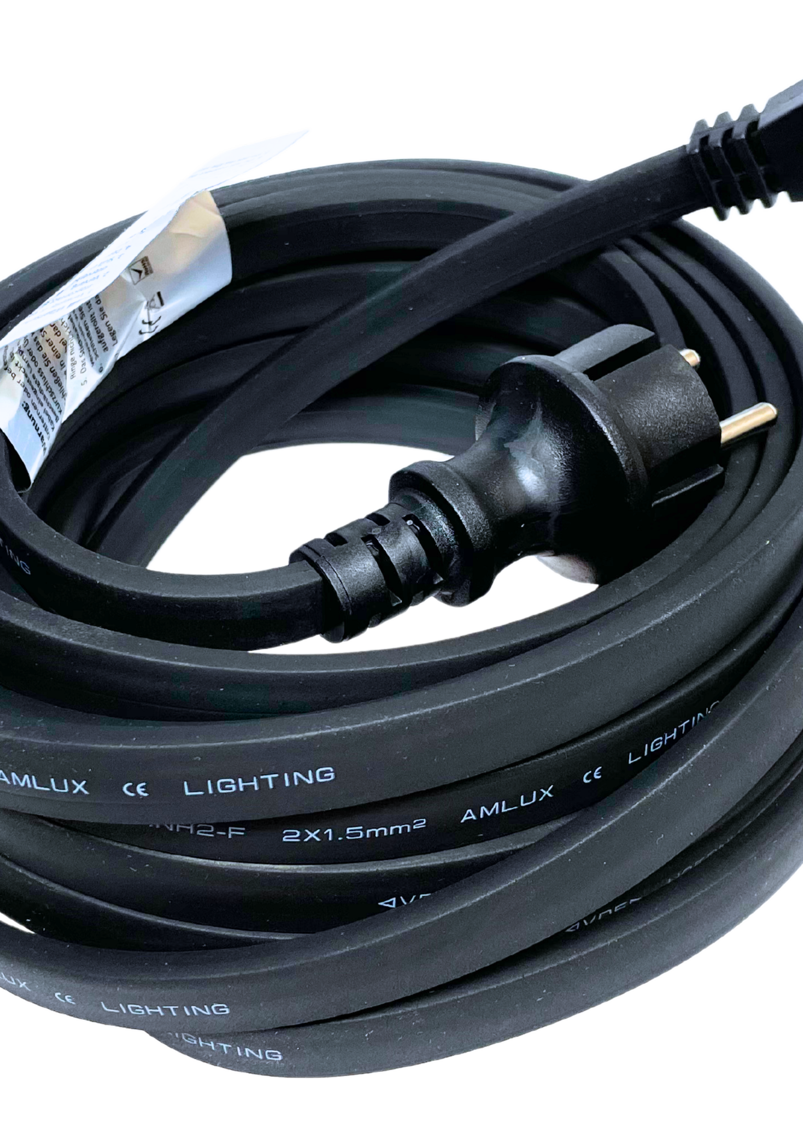Amlux  Prikkabel zonder fittingen met stekker - 25 meter