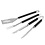 Mustang Barbecue RVS tool set 3-delig grill gereedschap