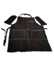 Oklahoma Country Smoker Leren BBQ schort + handschoenen