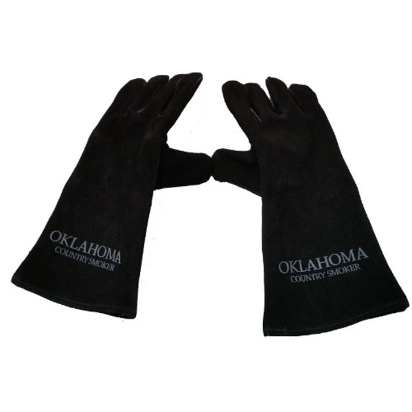 Oklahoma Country Smoker Leren BBQ schort + handschoenen