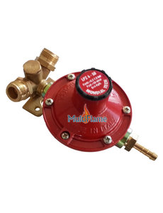  Gasdrukregelaar met muurplaat + Regelaar